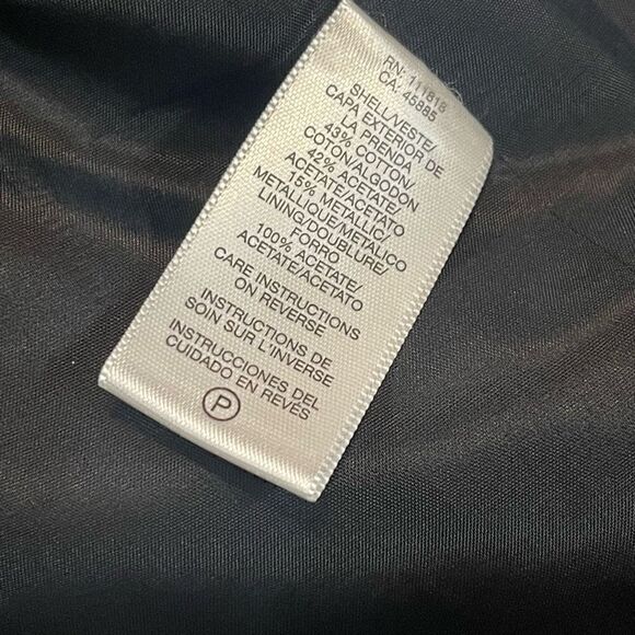 Michael Kors Womens Stunning Metallic Leopard Print 3/4 Sleeve Jacket Size 6 P - Picture 7 of 7